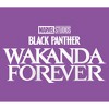 Girl's Black Panther: Wakanda Forever Black and White Movie Logo T-Shirt - 2 of 4