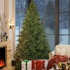 12ft Hinged Artificial Christmas Tree with Foldable Stand, Easy Assembly, Xmas Tree for Home Office Holiday - 2 of 4