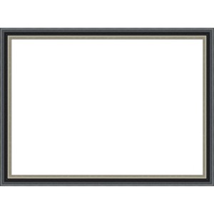 Amanti Art Theo Black Silver Framed Dry Erase Magnetic Board - 1 of 4