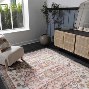 Hauteloom Oark Floral Medallion Area Rug - 1 of 4