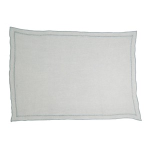 Saro Lifestyle Stonewashed Overlock Edge Placemat (Set of 4) - 1 of 4