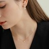 Bearfruit Jewelry Sterling Silver 18k Gold Plated Rosie Light Rope Chain Necklace - 4 of 4