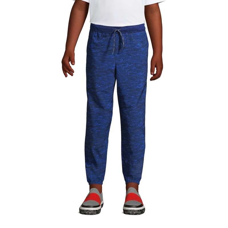 Lands' End Kids Iron Knee Athletic Stretch Woven Jogger Sweatpants, 3 of 6