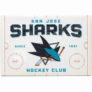 NHL San Jose Sharks Rink Canvas - 1 of 4