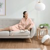 Adult Muslin Bathrobe 100% Cotton Robe with 4-Layer Absorbent Muslin Fabric By Comfy Cubs - 2 of 4
