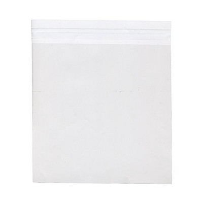 JAM Paper Cello Sleeves with Self-Adhesive Closure 10.0625 x 10.0625 Clear 10X10CELLOB