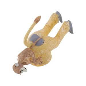 Unique Bargains Decorative Magnets Magnetic Fridge Sticker Irregular Shape Resin Dark Gray Beige 1Pc - 1 of 3