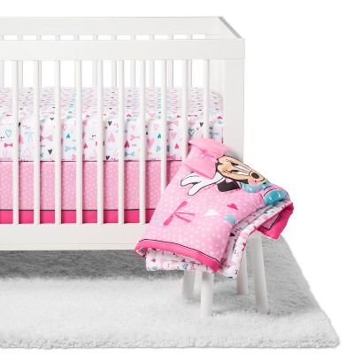 baby minnie crib bedding set