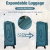 Softside Luggage Expandable 3 Piece Set Suitcase with Duffel Bag Upright Spinner Softshell Lightweight Luggage Travel Set - 3 of 4