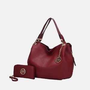 MKF Collection Fabienne Women’s Hobo Shoulder Bag with Matching Wallet by Mia K - 1 of 4