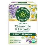 Traditional Medicinals Organic Chamomile with Lavender Herbal Tea - 16ct
