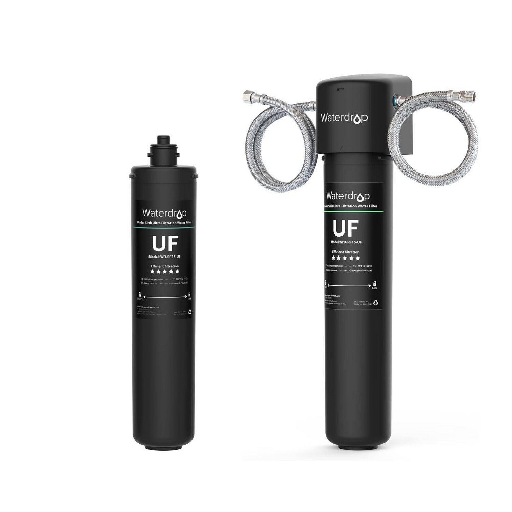 Waterdrop 15UA-UF Ultra Filtration Under Sink Water Filter Direct Connect to Kitchen Faucet