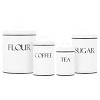 Outshine Co White Farmhouse Nesting Kitchen Canisters - 3 of 4