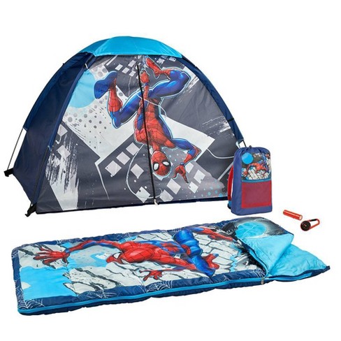 Exxel Outdoors Paw Patrol 4 Piece Camping Kit With Floorless Dome Tent,  Youth Sized Sleeping Bag, Backpack, And Led Flashlight : Target