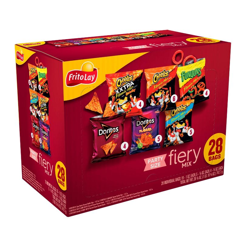 Frito-Lay Variety Pack Spicy Party Mix Cube - 28ct, 4 of 10
