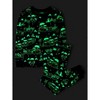 The Children's Place Kids Glow In The Dark Christmas Long Sleeve Holiday Train Snug Fit Cotton Pajamas - 2 of 4