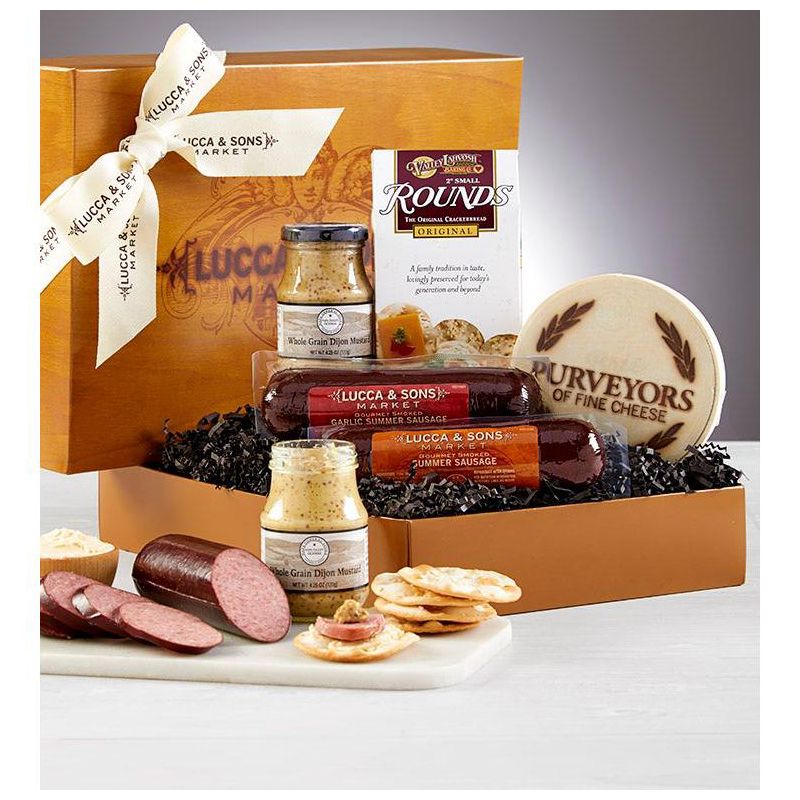 GreatFoods Meat and Cheese Gift Basket with Farm Fresh Cheese, 2 of 4