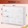 8 Drawer Dresser for Bedroom, Fabric Storage Unit, Large Drawer Chest for Entryway & Living Room - 3 of 4