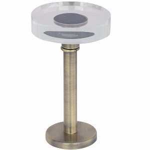 Chiaro Designer Decor Crystal Drapery Medallion Holdback - 2 Finishes - 1 of 3