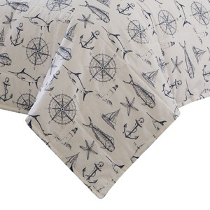 Split P Captain Quarters Twin Bedskirt - 1 of 3