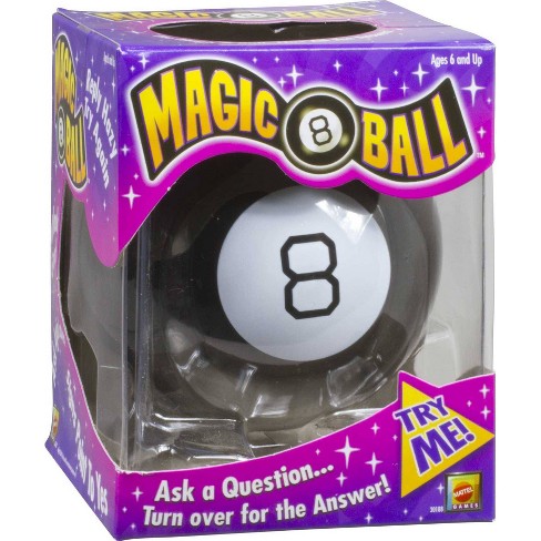 Magic 8 Ball Decisões, Número preto 8 Round Fortune Teller festa temática  mostrar adereços, Dúvidas Brinquedo Bola Respostas para Festas Sritob