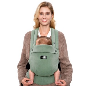 Momcozy Baby Carrier with Natural Cotton Linen - 1 of 4