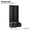 Freestanding Hall Tree Set of 2,3-IN-1 Entryway Coat Rack With Bench And Storage Drawers,Hall Tree For Hallway,Living Room-Cuddlewood - 4 of 4