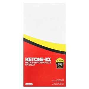 Ketone-IQ High Performance Energy, Original, 10 g, 12 Pouches, 2 fl oz (59 ml) Each - 1 of 3