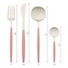 REGALWOVEN Stainless Steel Flatware with Spoons and Forks Set 4 Pieces - 2 of 4