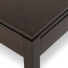 42" Essex Coffee Table Mahogany Brown - WyndenHall: Modern Pine Frame, Spot Clean, 4 Point Leg Design - 4 of 4