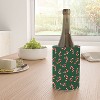 Lathe & Quill Candy Canes Green Wine Chiller -Deny Designs - 2 of 2