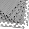 Xspec 3/8" Thick 100 Sq Ft Steel EVA Foam Floor Exercise Gym Mat 25 pcs, Grey - 2 of 4