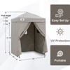 EAGLE PEAK Flex Ultra Compact 5x5 Pop-up Changing Room Canopy, Portable Privacy Cabana for Pool, Fashion Photoshoots, or Camping - 3 of 4