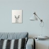 Stupell Industries Bunny Rabbit Portrait Grey Wall Plaque Art, 10" x 15" - 3 of 4