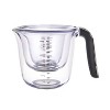 KitchenAid Set of 3 Measuring Cups: Plastic, Dishwasher-Safe, Easy-Pour Spout, 2, 1, & 4-Cup Stackable Design - 3 of 4