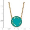 Black Bow Jewelry 14k Yellow Gold Plated Sterling Silver Zeta Tau Alpha Greek Life Necklace 18 Inch - image 2 of 4