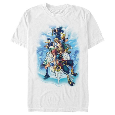 Men's Kingdom Hearts 2 Box Art T-shirt - White - Large : Target