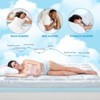FAPO Queen Size Dual Layer 4 Inch Memory Foam Mattress Topper,Including Gel Memory Foam and Desigh Soft Breathable Quilted Pillow Top Mattress Pad - 4 of 4