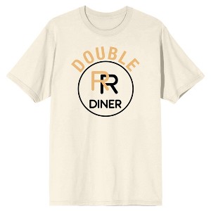 Twin Peaks 1990 Double R Diner Crew Neck Short Sleeve Natural Adult T-shirt - 1 of 2