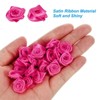 Unique Bargains Satin Fabric Decorative DIY Craft Embellishment Ribbon Roses 70 Pcs - 4 of 4