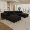 Whisen Cloud Sofa, Corduroy Fabric, Deep Seat Couche - 3 of 4