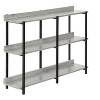 NicBex Narrow Console Table with 2 Open Bottom Storage Shelves,Stylish Minimalist Entryway Table,Modern Couch Table for Living Room - 2 of 4