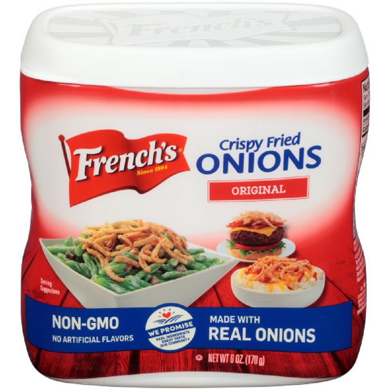 French's Crispy Fried Onions Original Flavor - 6oz, 1 of 4