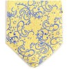 TheDapperTie Men's Gold And Royal Blue Paisley 2.25 Inch Wide And 58 Inch Long Slim Necktie - 3 of 4