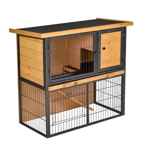 Metal rabbit shop hutch dropping pan