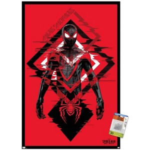 Trends International Marvel's Spider-Man: Miles Morales - Suit Unframed Wall Poster Prints - 1 of 4