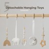 Wooden Baby Play Gym Set, Interactive Activity Center Hanging Bar with Gym Toys By Comfy Cubs - 3 of 4