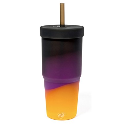 Silipint: Silicone 32oz Straw Tumbler: Sun Storm