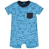 Onesies Brand Boys' 3-Pack Short Sleeve and Sleeveless Rompers - 4 of 4