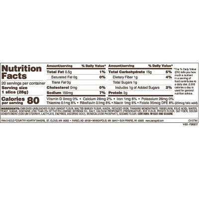 Country Hearth Split Top White Bread - 20oz